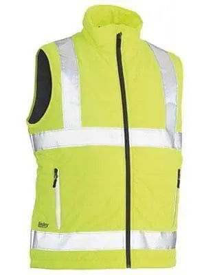 Bisley Workwear Taped Hi Vis Puffer Vest - H Pattern (Shower Proof) BV0329HT Metro Workwear.